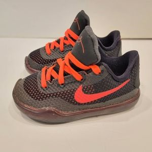 NIKE Kobe X Toddler Boys Shoe Black/Anthracite/Bright Crimson size 5 c